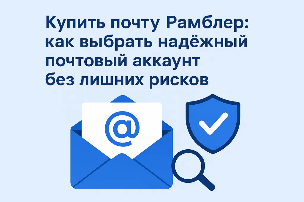 Купить почту Рамблер: как выбрать надёжный почтовый аккаунт без лишних рисков