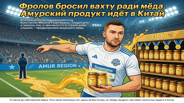 Фролов бросил вахту ради мёда. Амурский продукт идёт в Китай